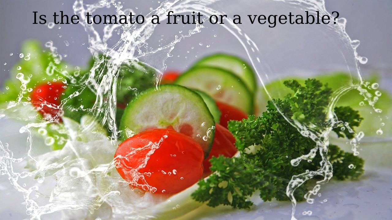 Is the tomato a fruit or a vegetable?