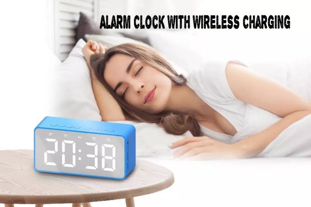 Alarm Clock With Wireless Charging